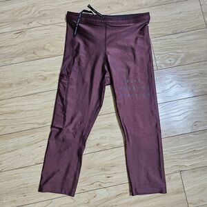 Nike Leggings Women's XS Wine/Burgundy Pants Yoga Gym Run Workout